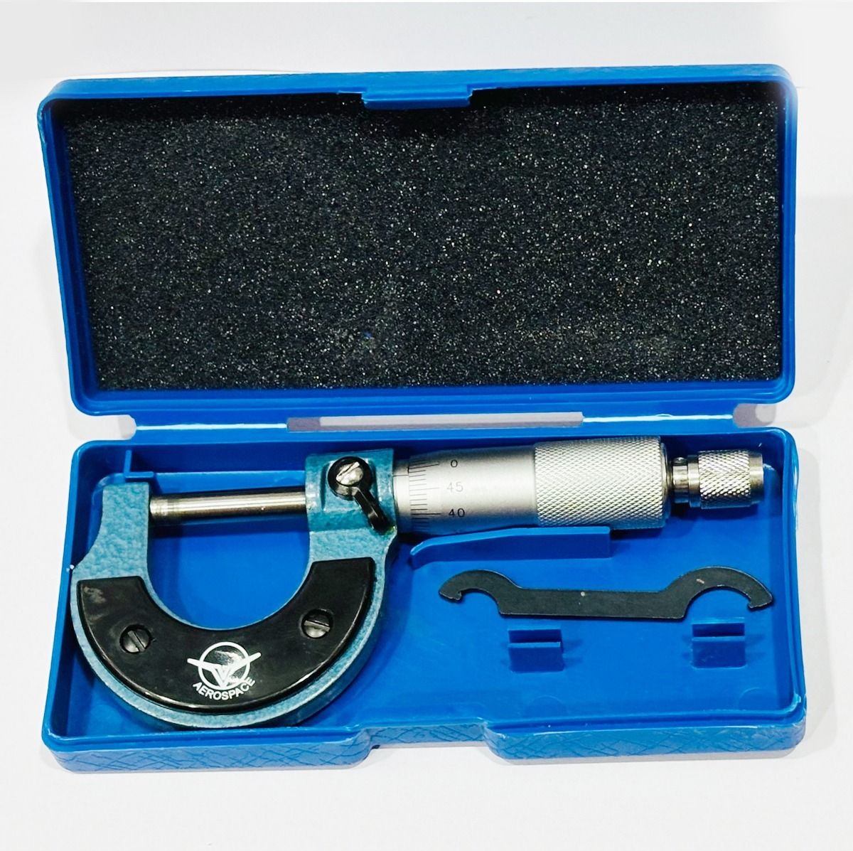 Outside Micrometer 0–25mm with Plastic Storage Box Radius Gauge-image-35