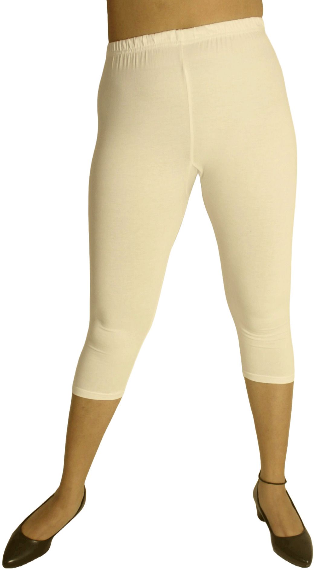Women White Capri