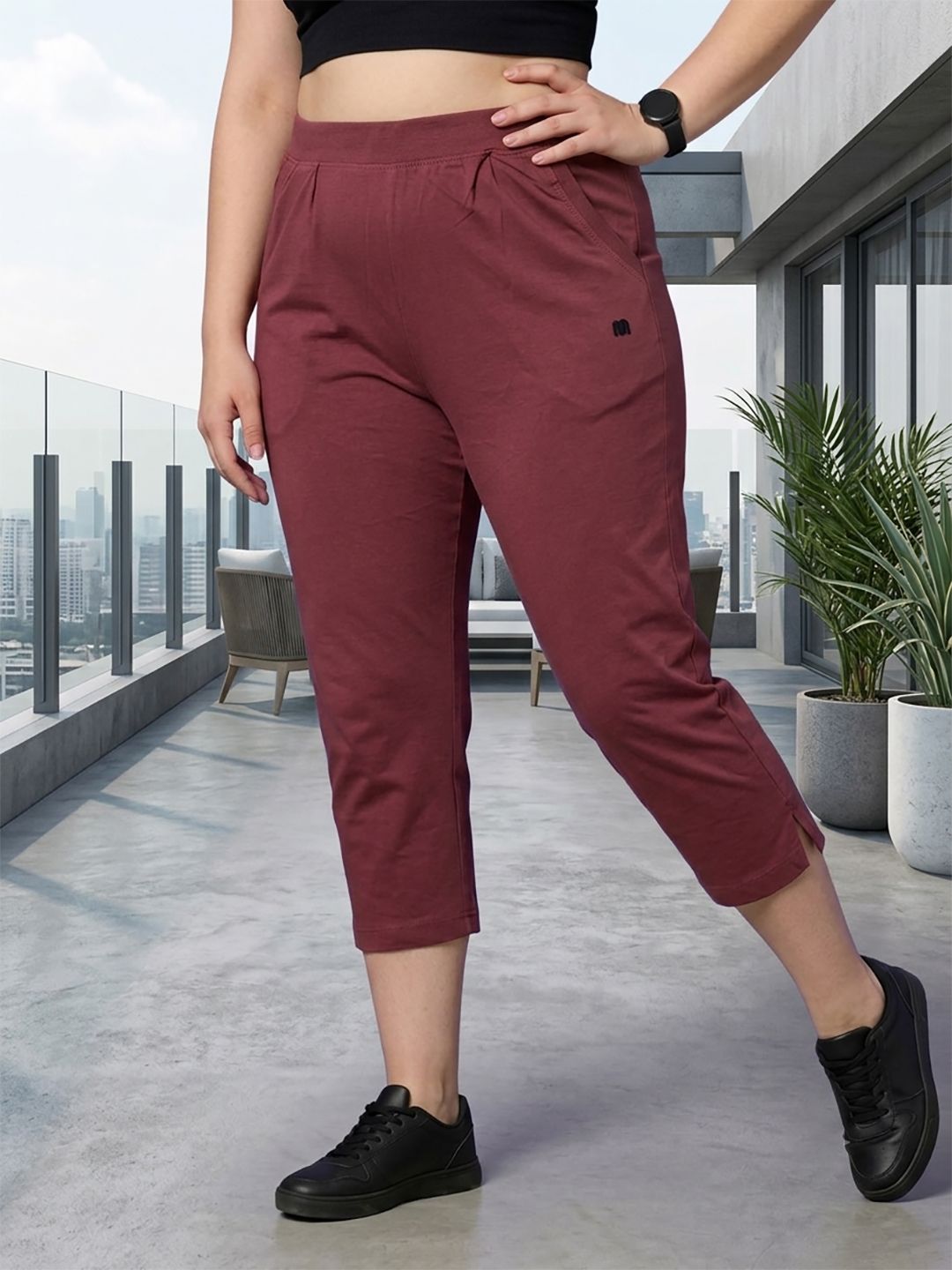 unimax Solid Women Three Fourths-picture-28