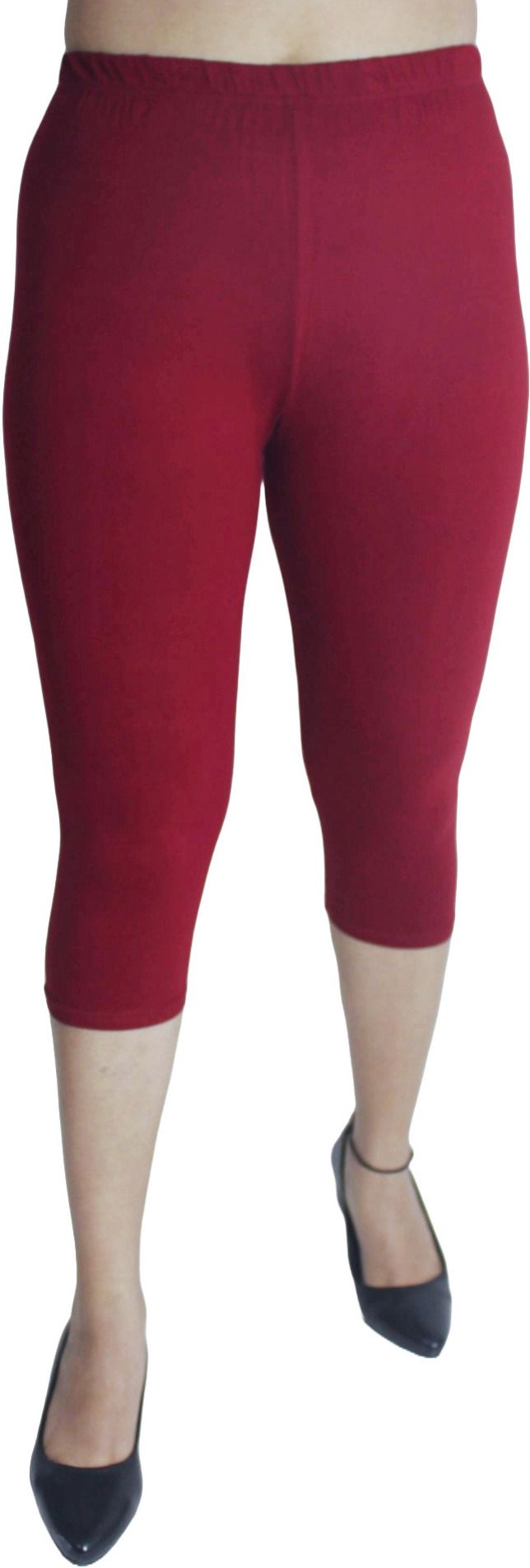 Women Maroon Capri