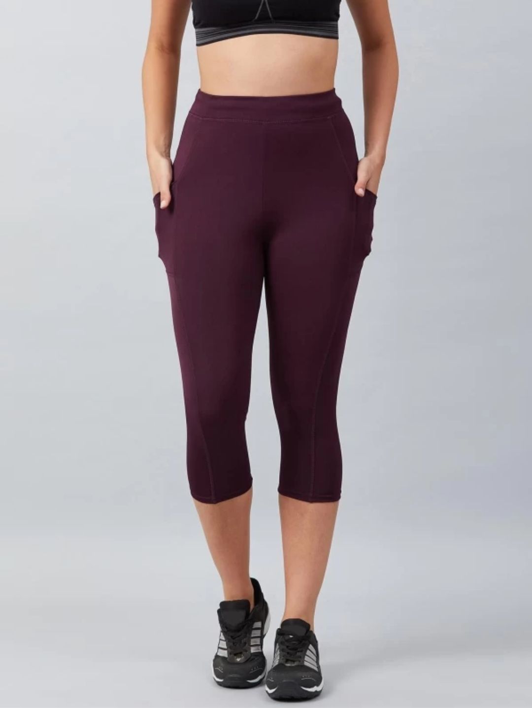 ayan enterprises Solid Women Brown Tights-picture-35