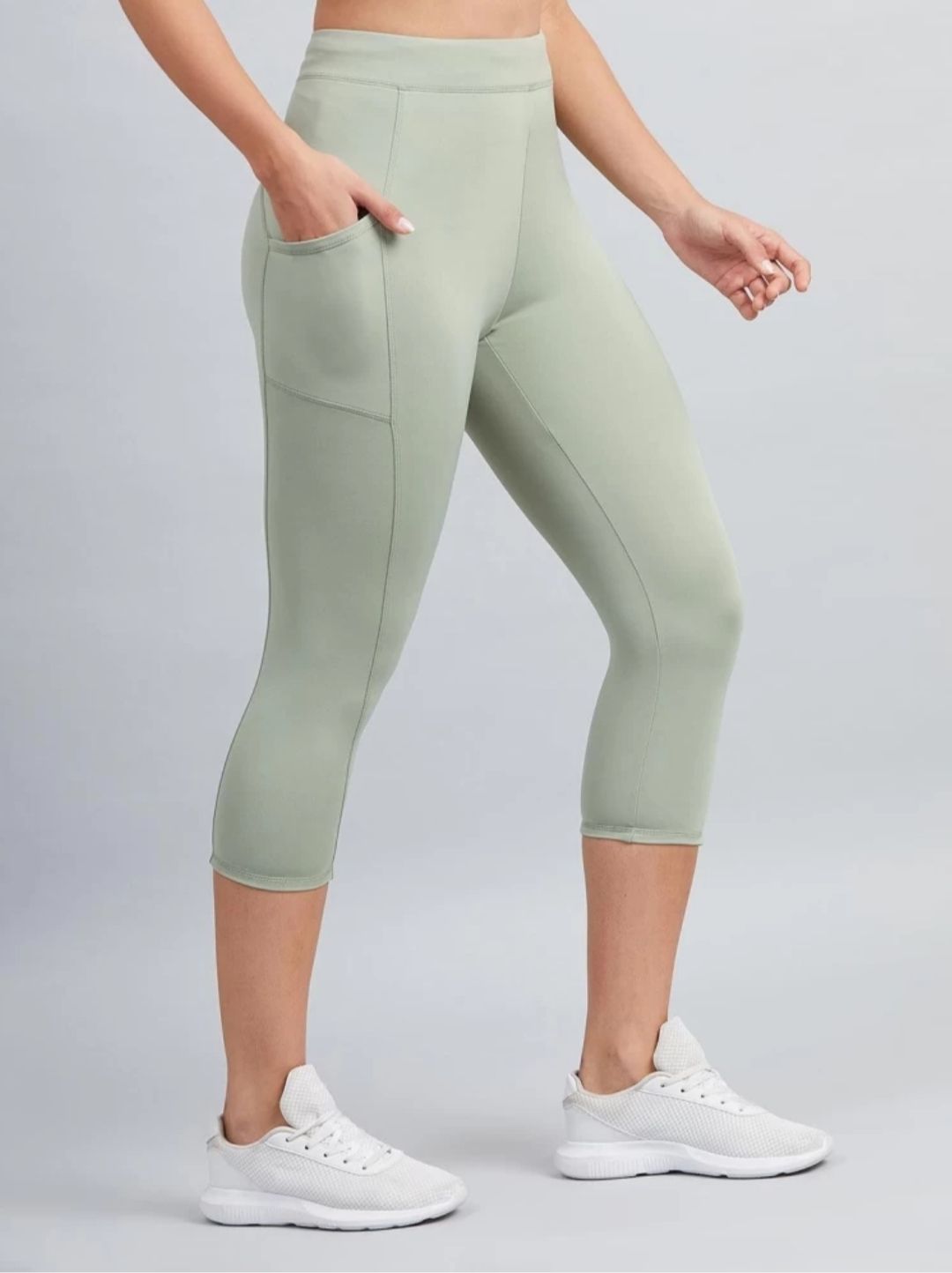 asjeggings Solid Women Light Green Tights-picture-16