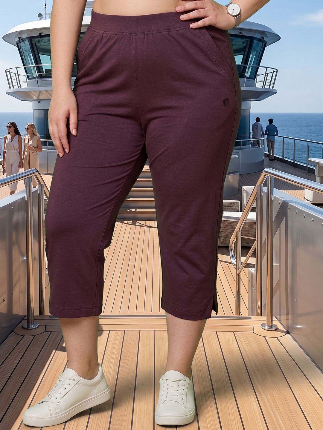 unimax Solid Women Three Fourths-picture-29
