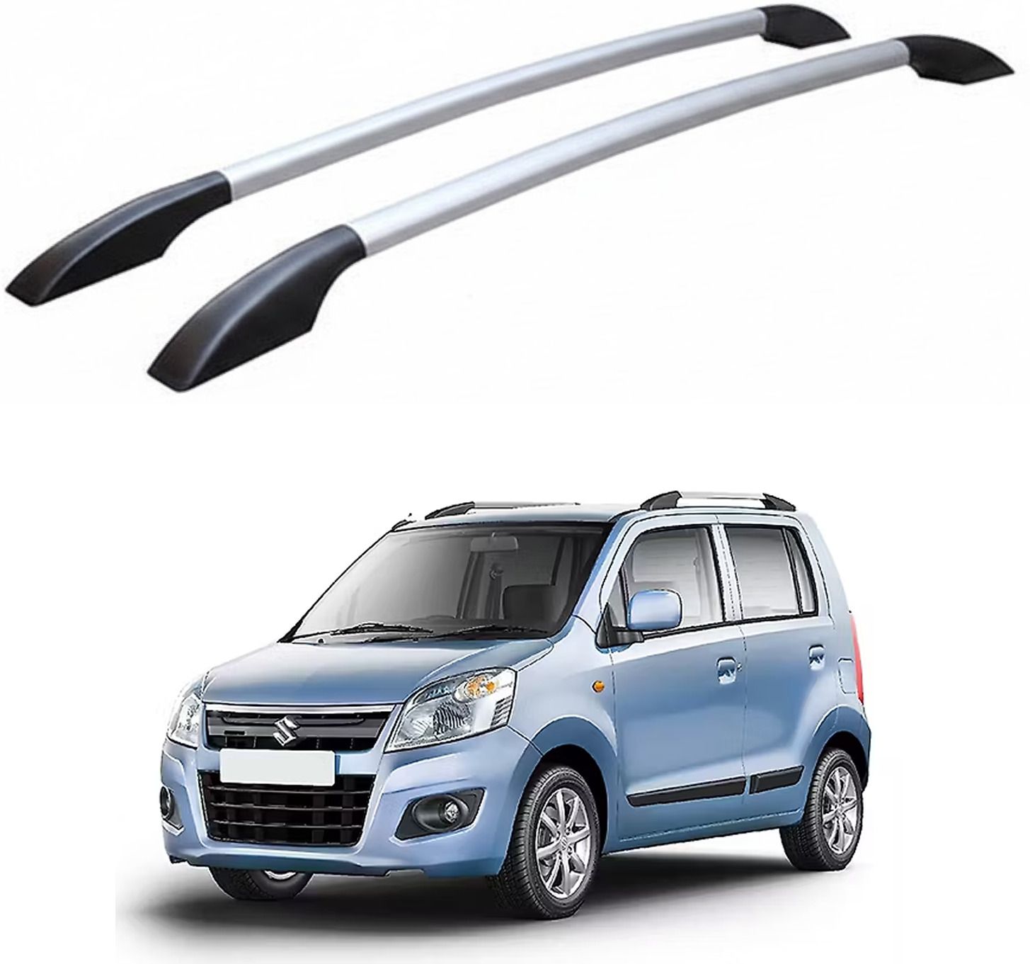 Metal Roof Rail Set for Wagon R Car Heavy Duty Silver Roof Styling Accessory Kit Car Beading Roll For Hood-image-43