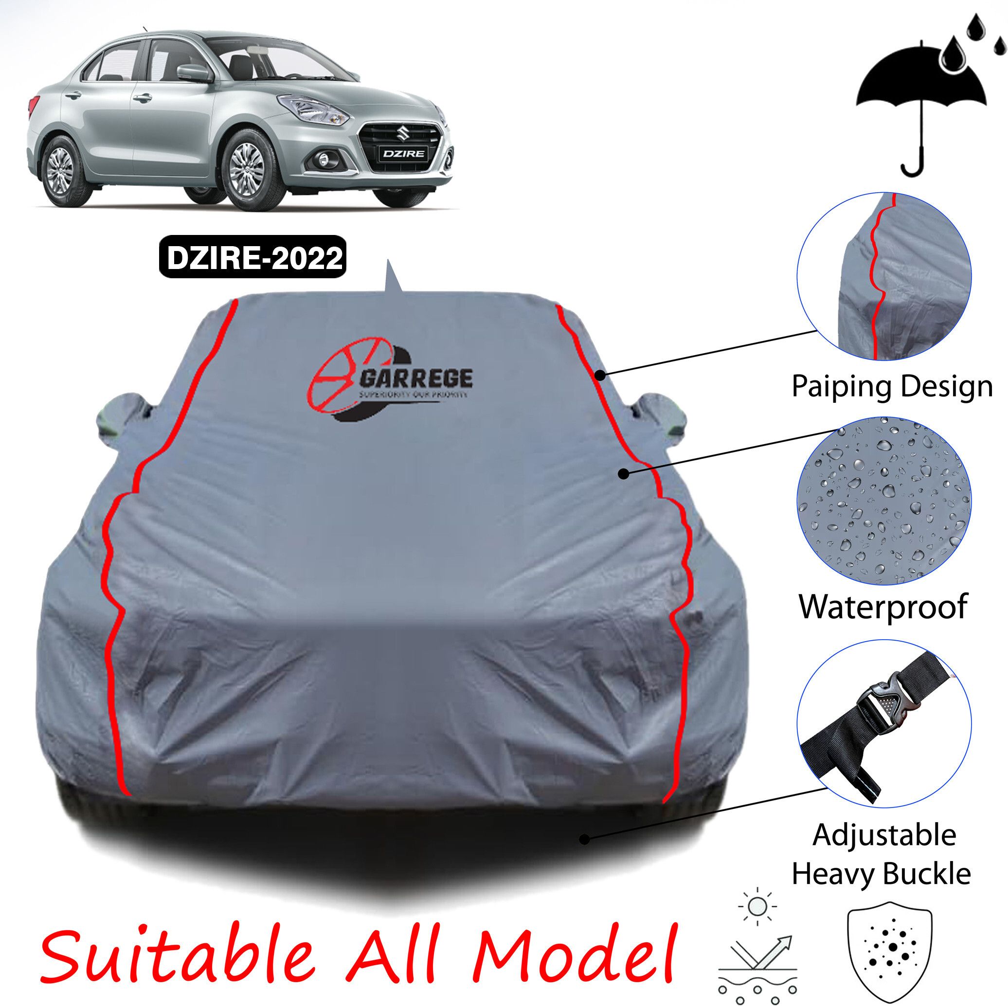 Maruti Swift Dzire 1.2L, Swift Dzire Body Cover-image-37