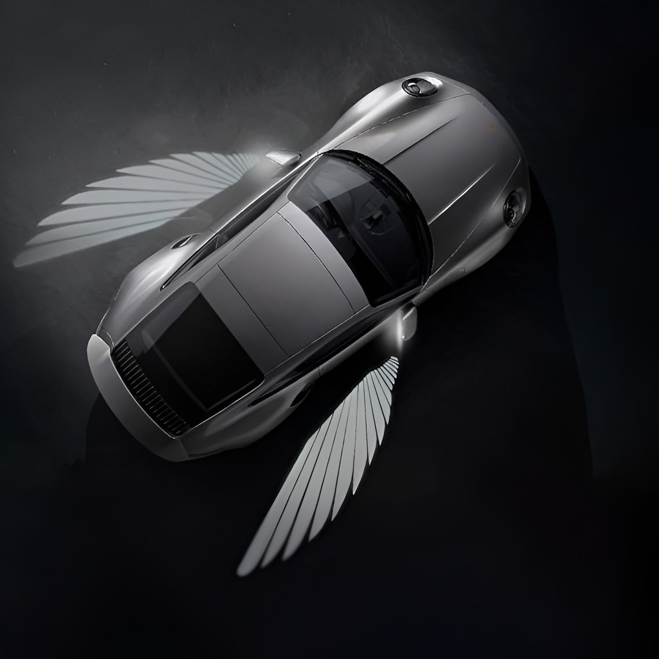 Wings Light Magnetic Car Door Welcome LED Light Car Fancy Lights-image-22