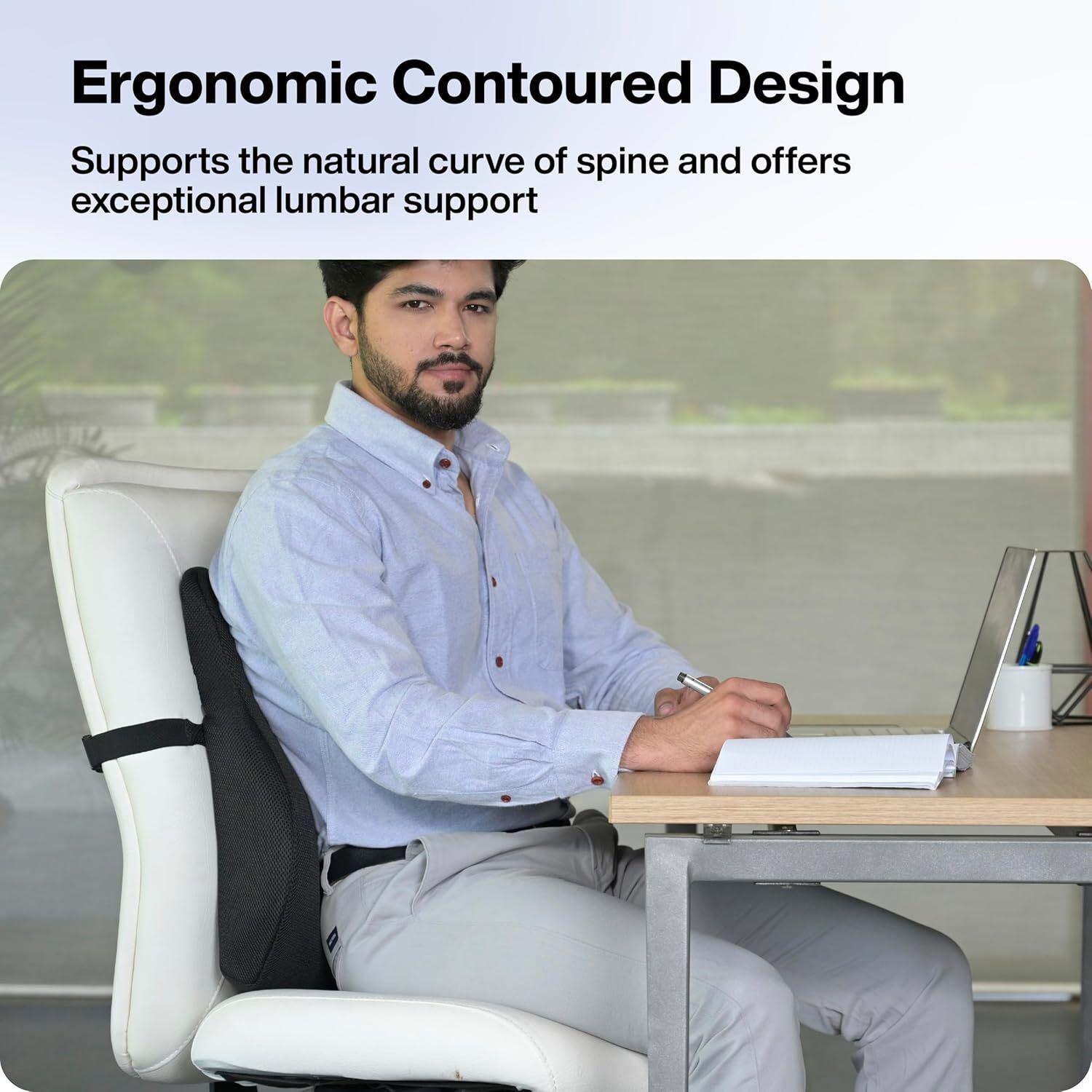Promotoes Posture Alignment, Back Pain Relief pillow pcs 1 Back and Spine Protector-image-8