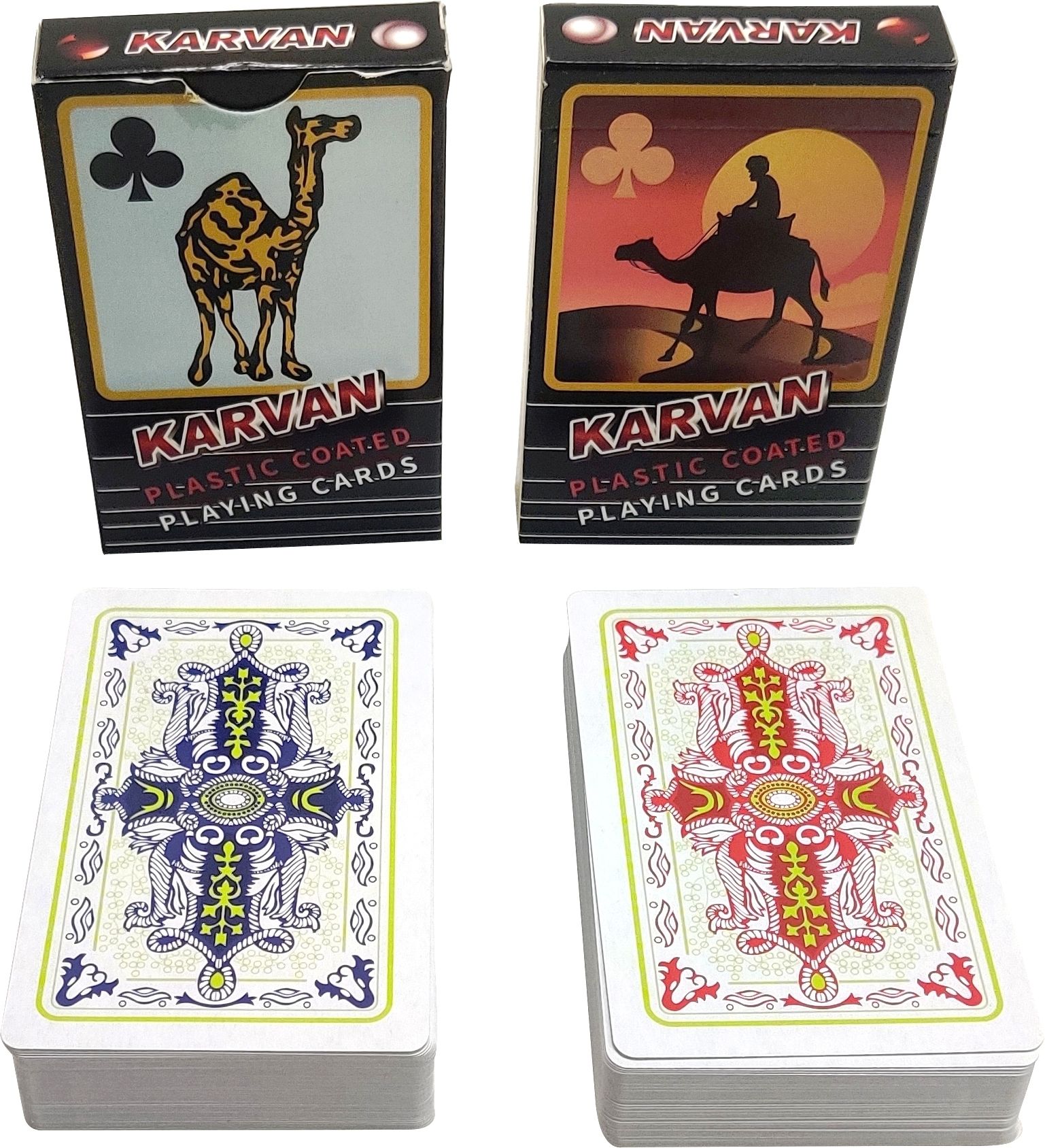 Karavan Plastic Coated Playing Cards with 2 Set of Cards-image-13
