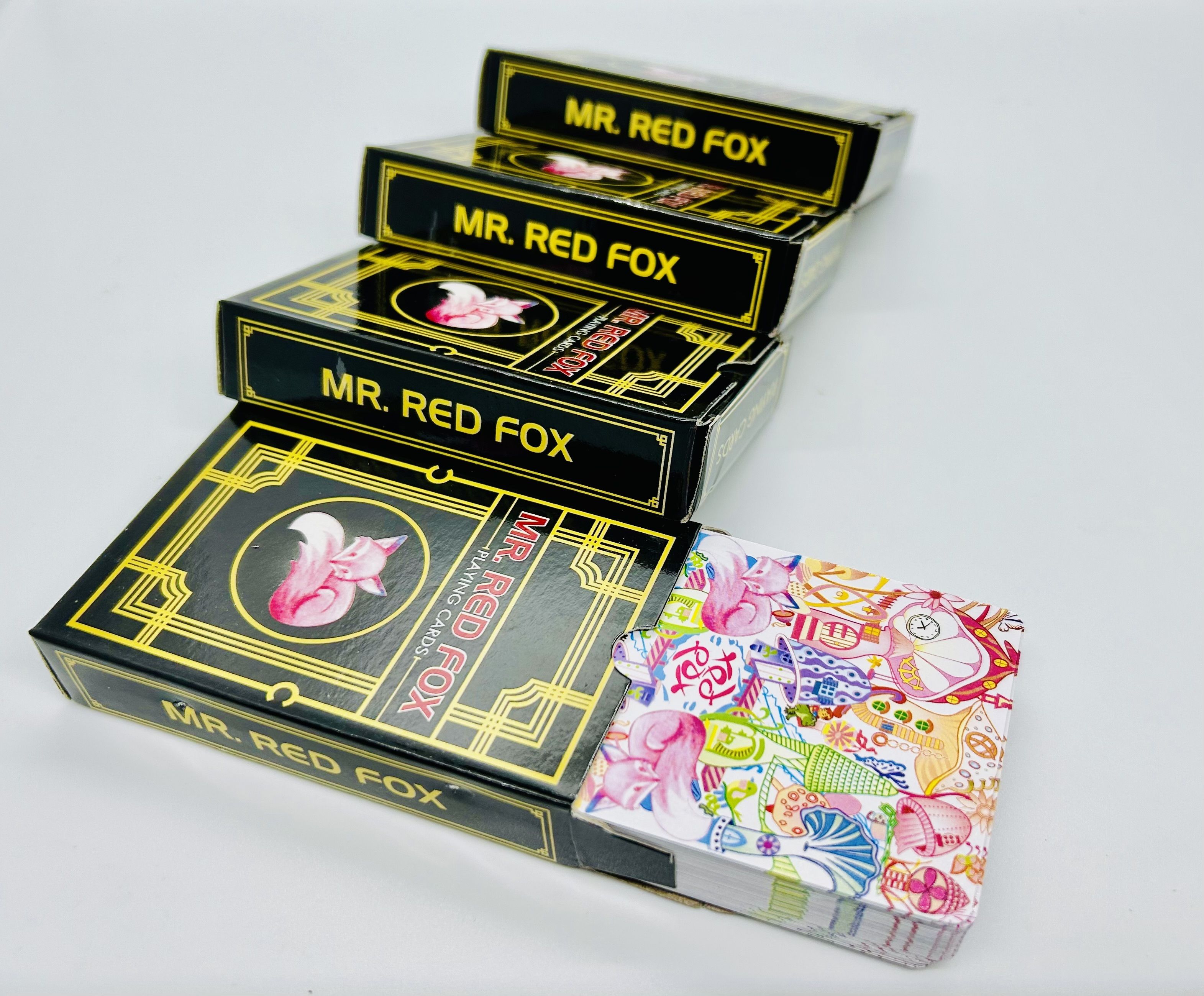 wizerdy MR. REDFOX Marked Card Deck Magic Trick (Set of 4)-picture-21