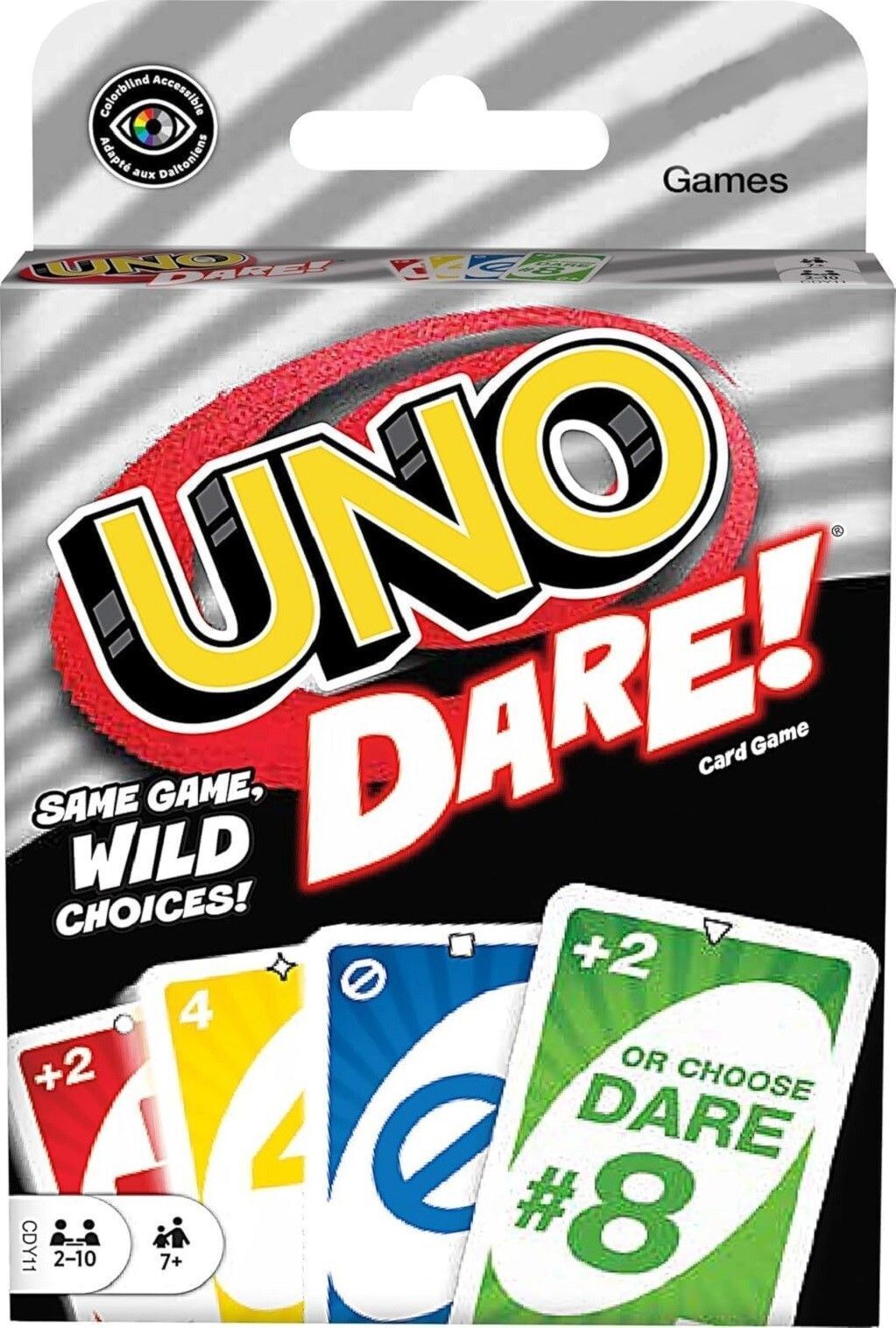 zokio Premium Quality UNO DARE Cards Game for kids & family Fun Playing Card Game,-picture-27