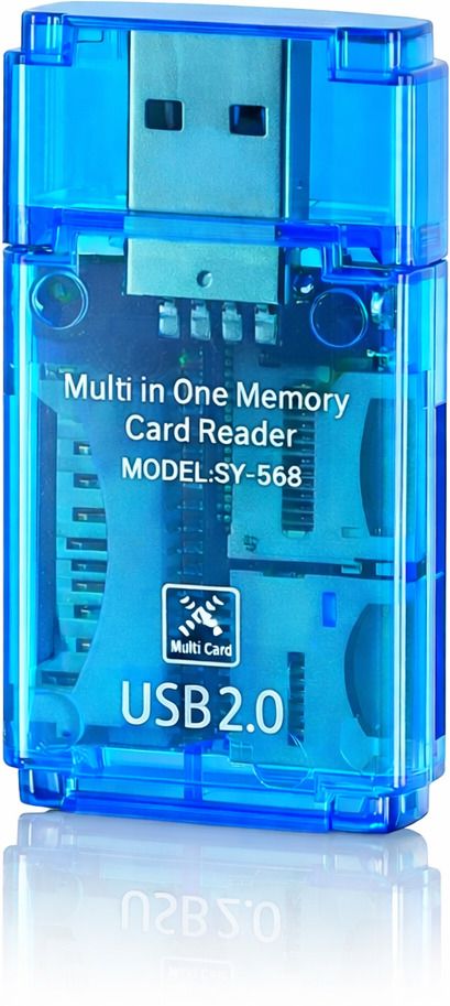 Kelso USB 2.0 4-in-1 Card Reader Compatible with SD, MMC, Memory Stick & Micro SD (TF) Card Reader-image-39