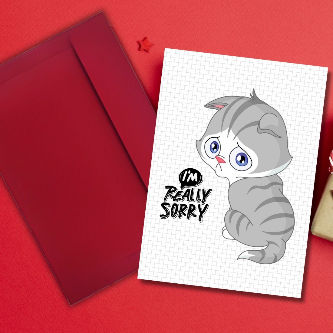 aanyacentric So Sorry Printed Card For Love Lover Family Parents Husband Wife Greeting Card-picture-16