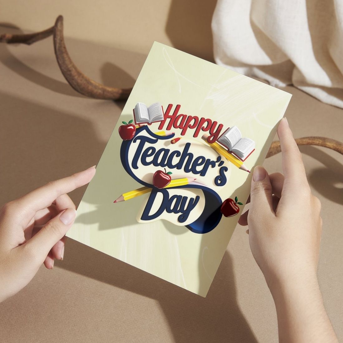 5.8x8.3inch Teacher's Day Card & Envelope Greeting Card-image-37