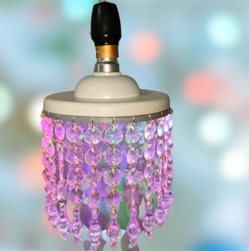 CIRAMA MultiColor Crystal Chandelier Jhoomer Hanging LED Bulb Ceiling Lamp Chandelier Ceiling Lamp