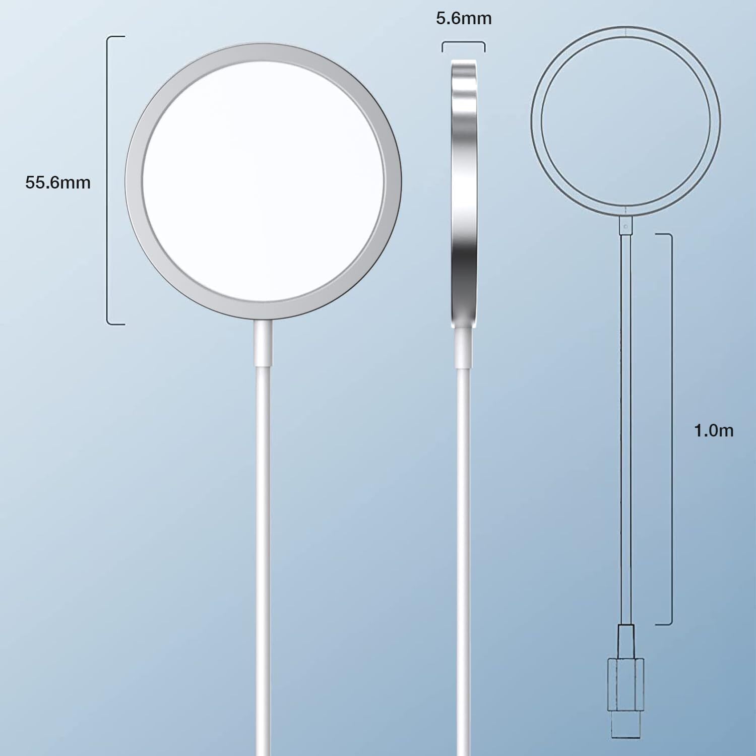 ENMORA Magnetic Wireless Charger CX6 Charging Pad-image-5