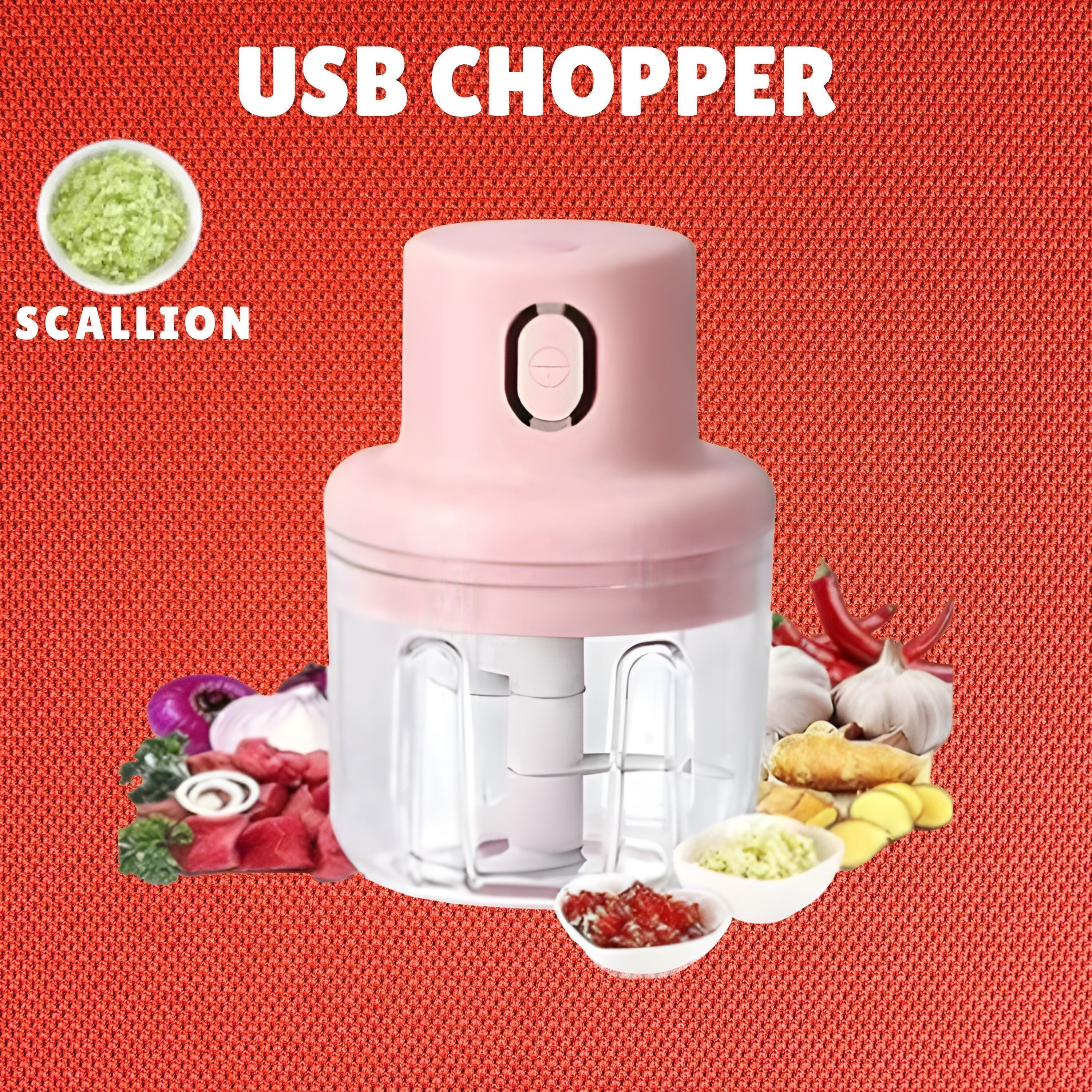 princemarkett N01-Chopper Portable Electric Food Chopper Mini Kitchen Tool for Meal xz22 Electric Vegetable & Fruit Chopper-picture-20