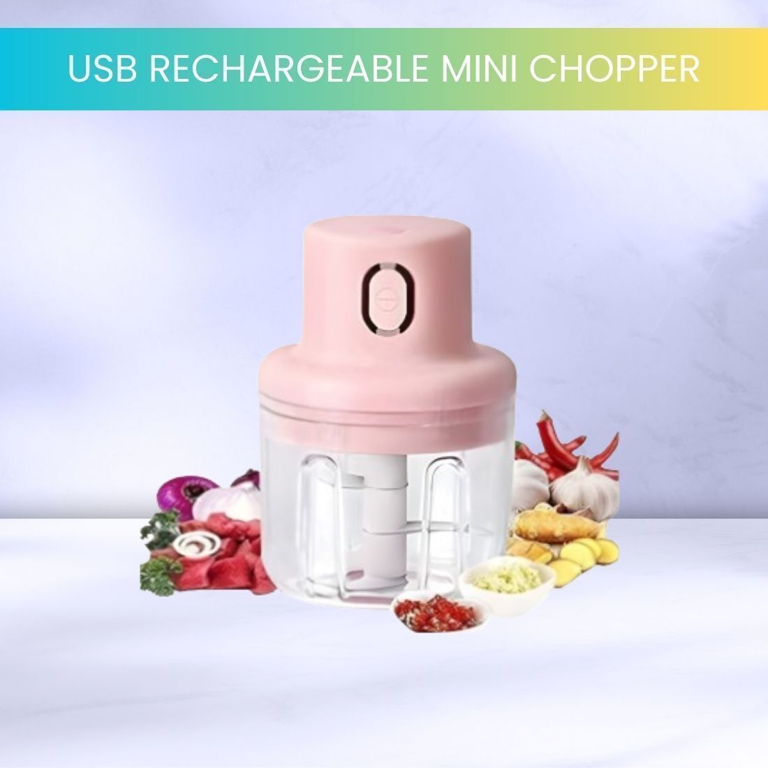 princemarkett N01-Chopper Portable Electric Food Chopper Mini Kitchen Tool for Meal xz77 Electric Vegetable & Fruit Chopper-picture-30