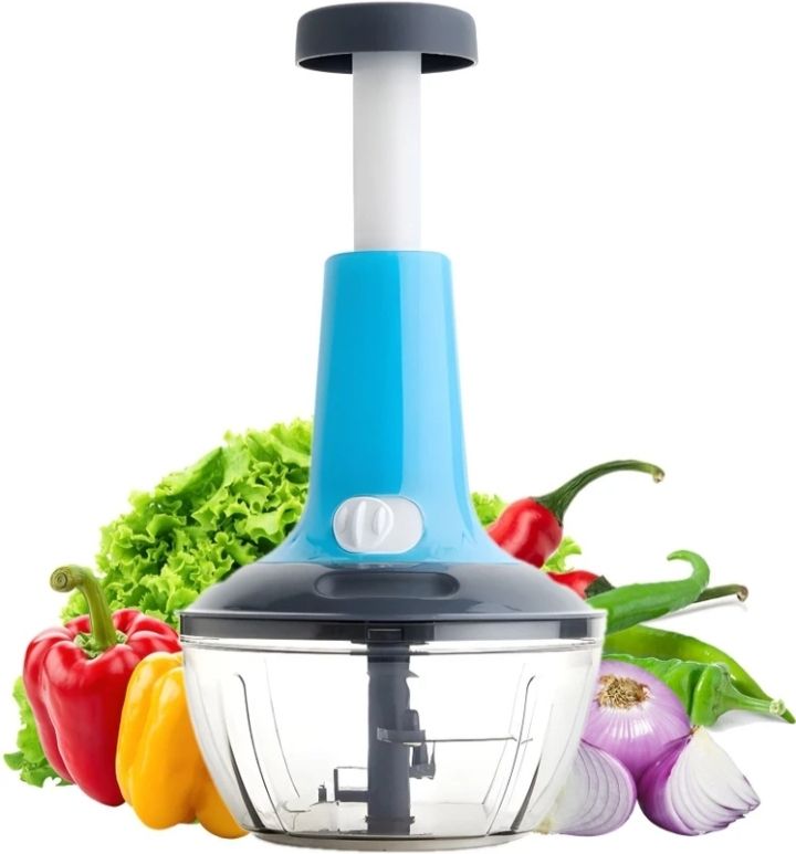 kamview Real Push Chopper 650ML with Stainless Steel Blades for vegetable Electric Vegetable & Fruit Chopper-picture-25