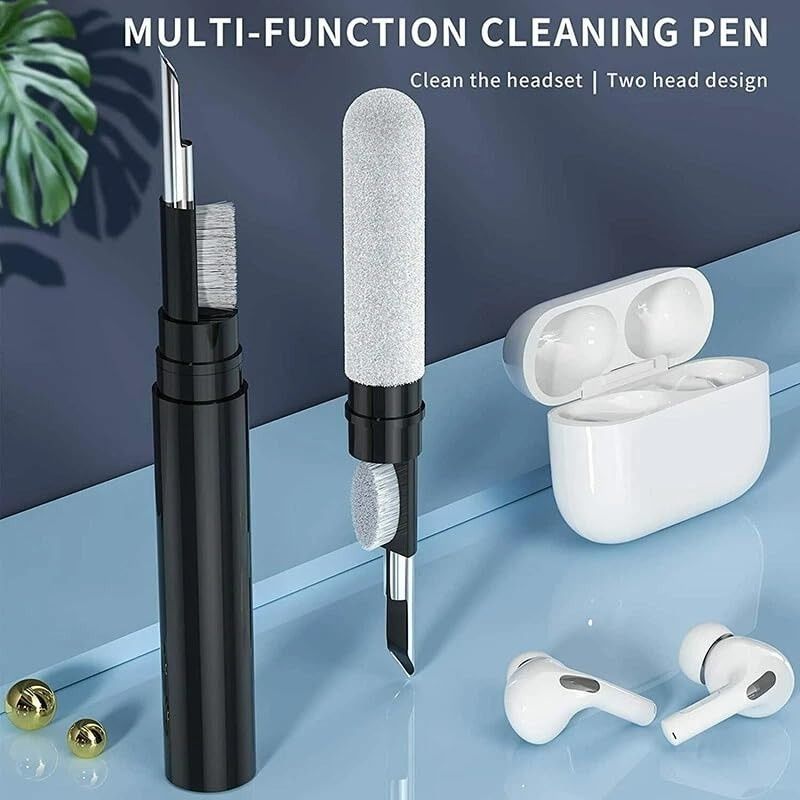 KRISHNAYA Multi-Function Earbuds Cleaning Tool with Soft Brush & Metal Tip for Earpods for Laptops, Mobiles, Computers-image-31