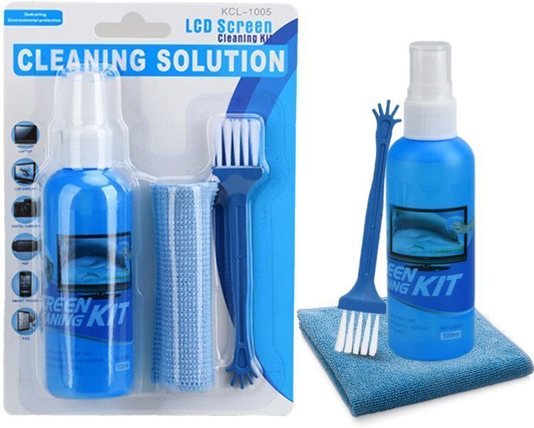 OPTOFOX 3-in-1 Laptop Cleaning Kit with Spray, Microfiber Cloth & Brush for Laptops, Computers, Mobiles, Gaming-picture-39