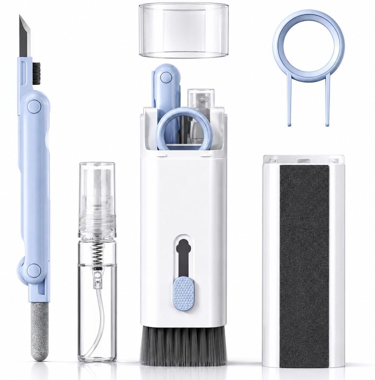 FITRIC 7 in 1 Device Cleaning Kit for Laptop Mobile Keyboard Earbuds Camera Combo Set-picture-16