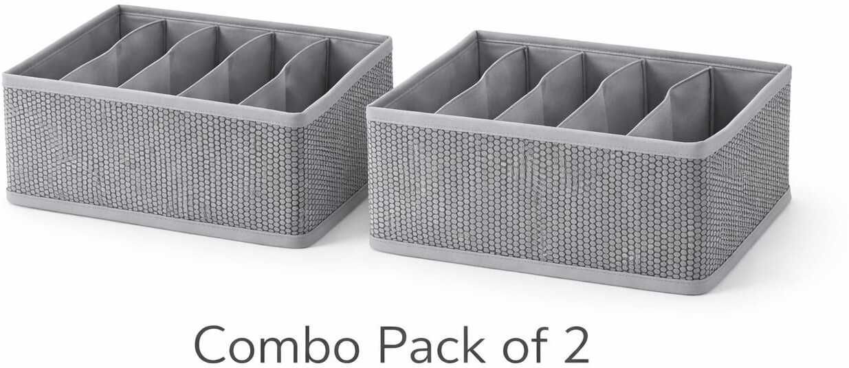 Foldable Organizer with Multiple Compartments | Closet,Storage Box Closet Divider-image-2