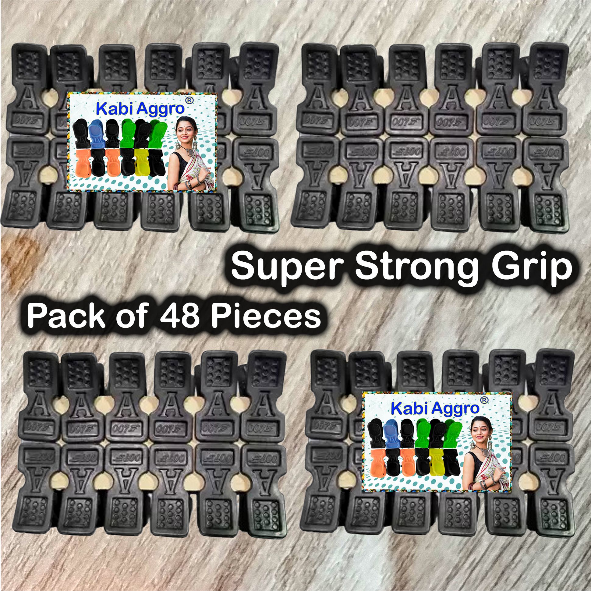 kabi aggro Laundry Clips Plastic for Pack of 48 Pic Clothe Dry Hanging Clip Plastic Cloth Clips-picture-11