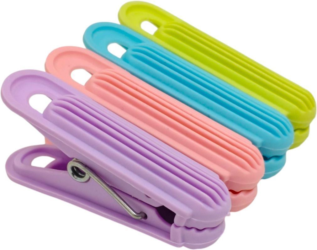 wallplast 12 pcs Clothes Pegs, cloth clips strong, cloth clip, clothes peg Plastic Cloth Clips-picture-22