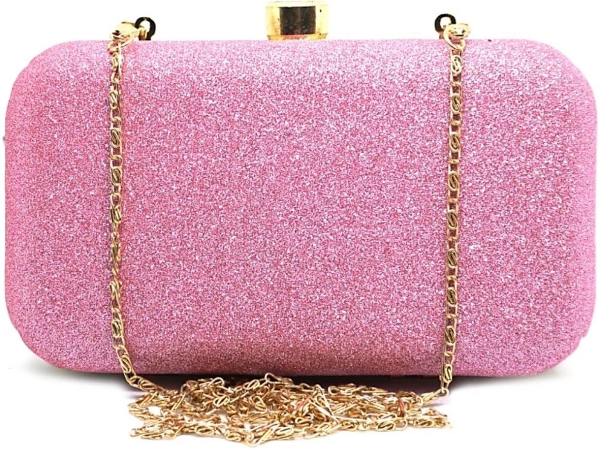 houseofcommon Casual, Formal, Party, Sports Pink Clutch-picture-23