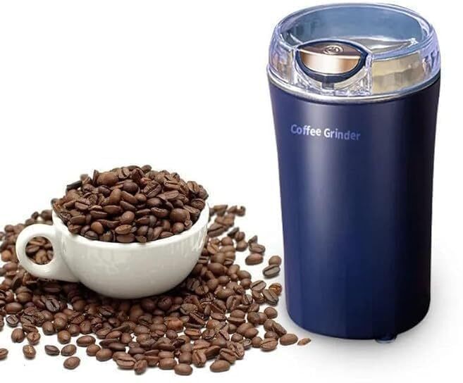 Protable Electric Coffee Grinder for Grinding Dry Herbs, Coffee, Stainless Steel 25 Cups Coffee Maker