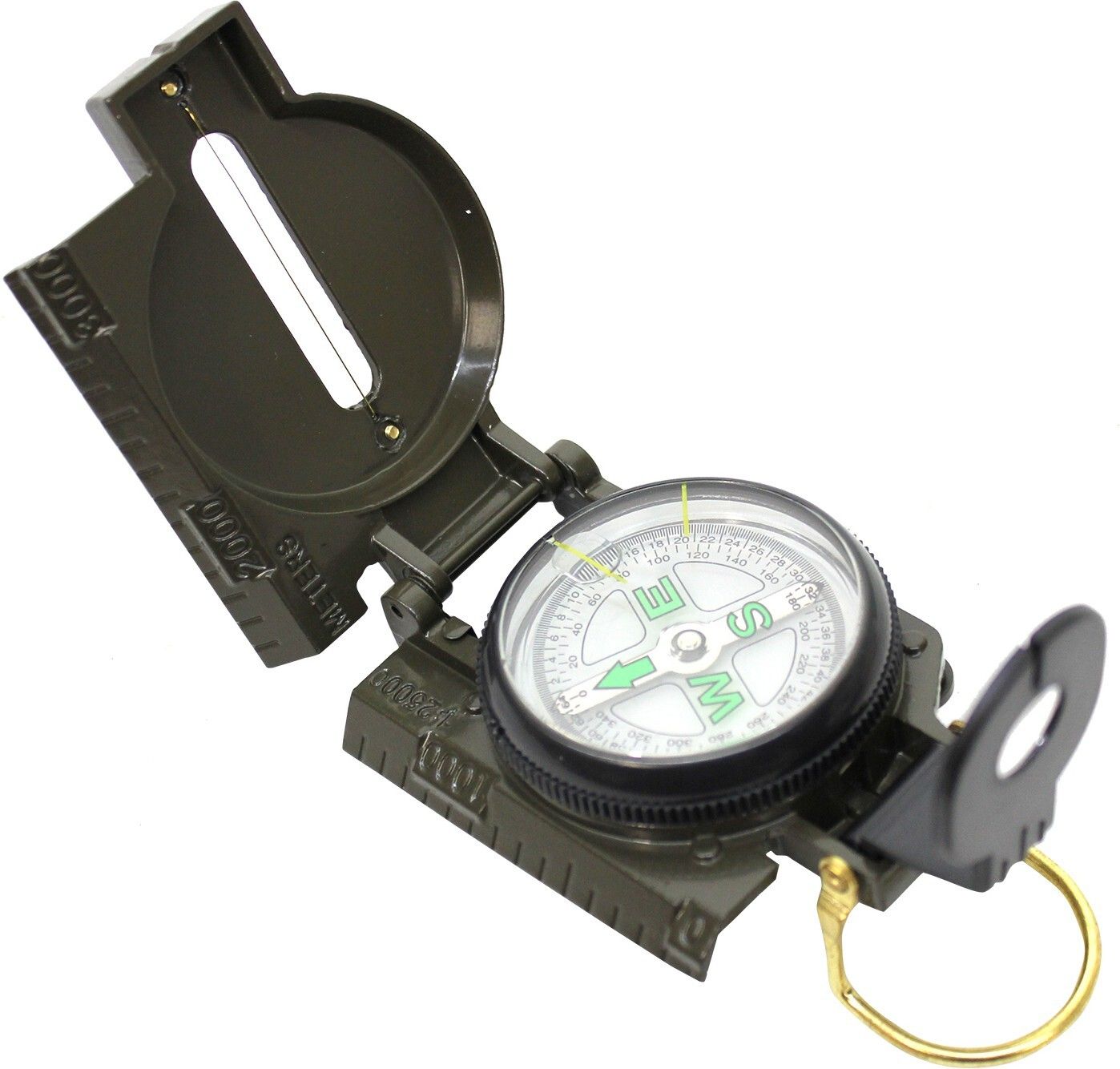 jmall 3 in 1 Military Hiking Camping Lens Lensatic Magnetic Compass - 13 Compass-picture-30