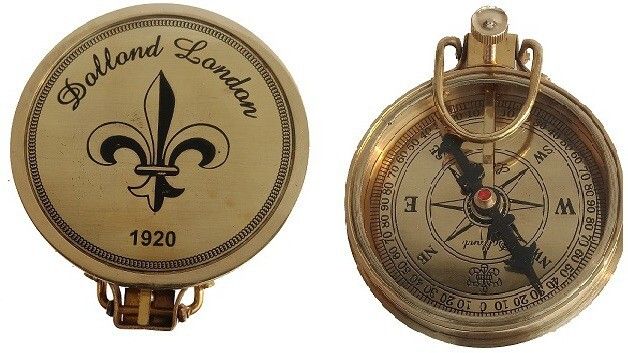 simrah Nautical Brass Compass With Hanging Ring Compass-picture-33