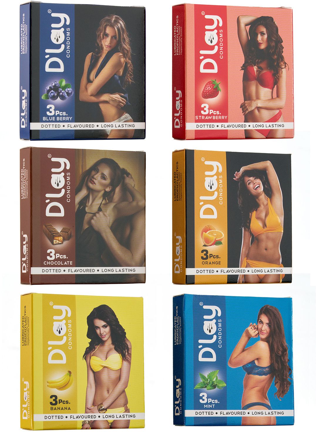 Chocolate,Banana,Strawberry,Mint,Orange,Blueberry Condom-image-14