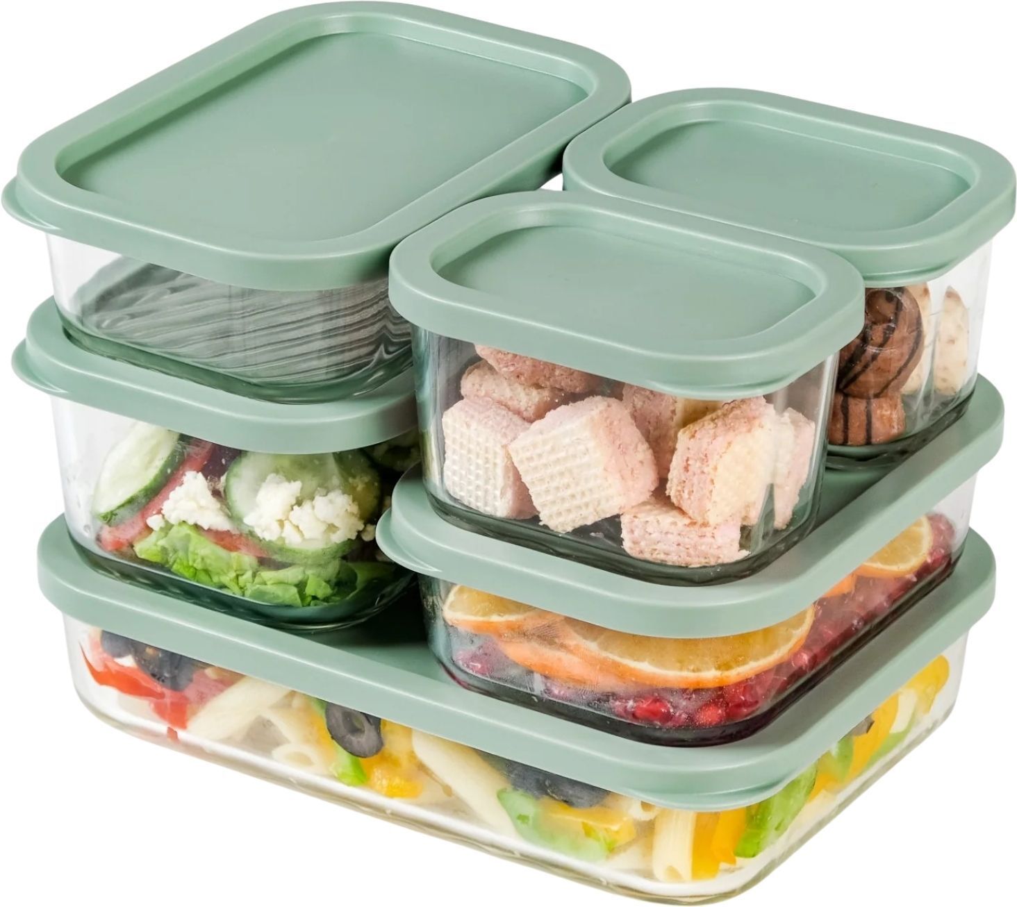 nestasia Glass Grocery Container - 1200 ml-picture-1