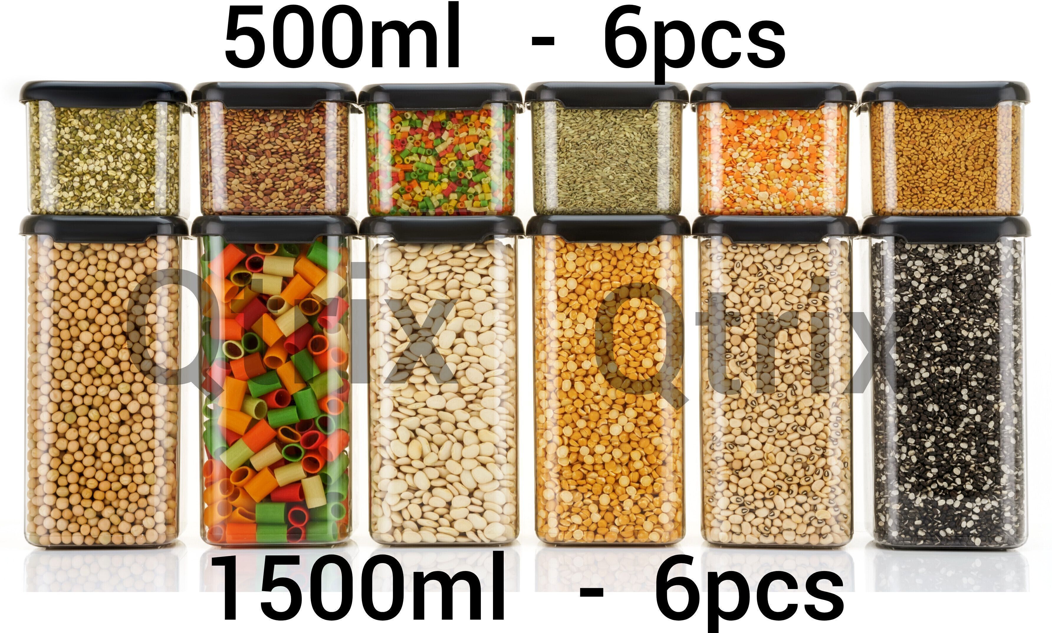 kokaillkitchen Plastic Grocery Container - 500 ml, 1500 ml-picture-35