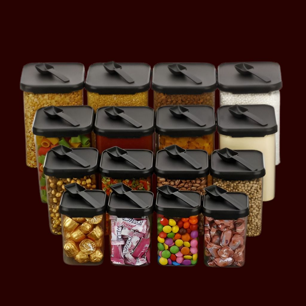 urbanova Plastic Grocery Container - 1400 ml, 900 ml, 650 ml, 350 ml-picture-10