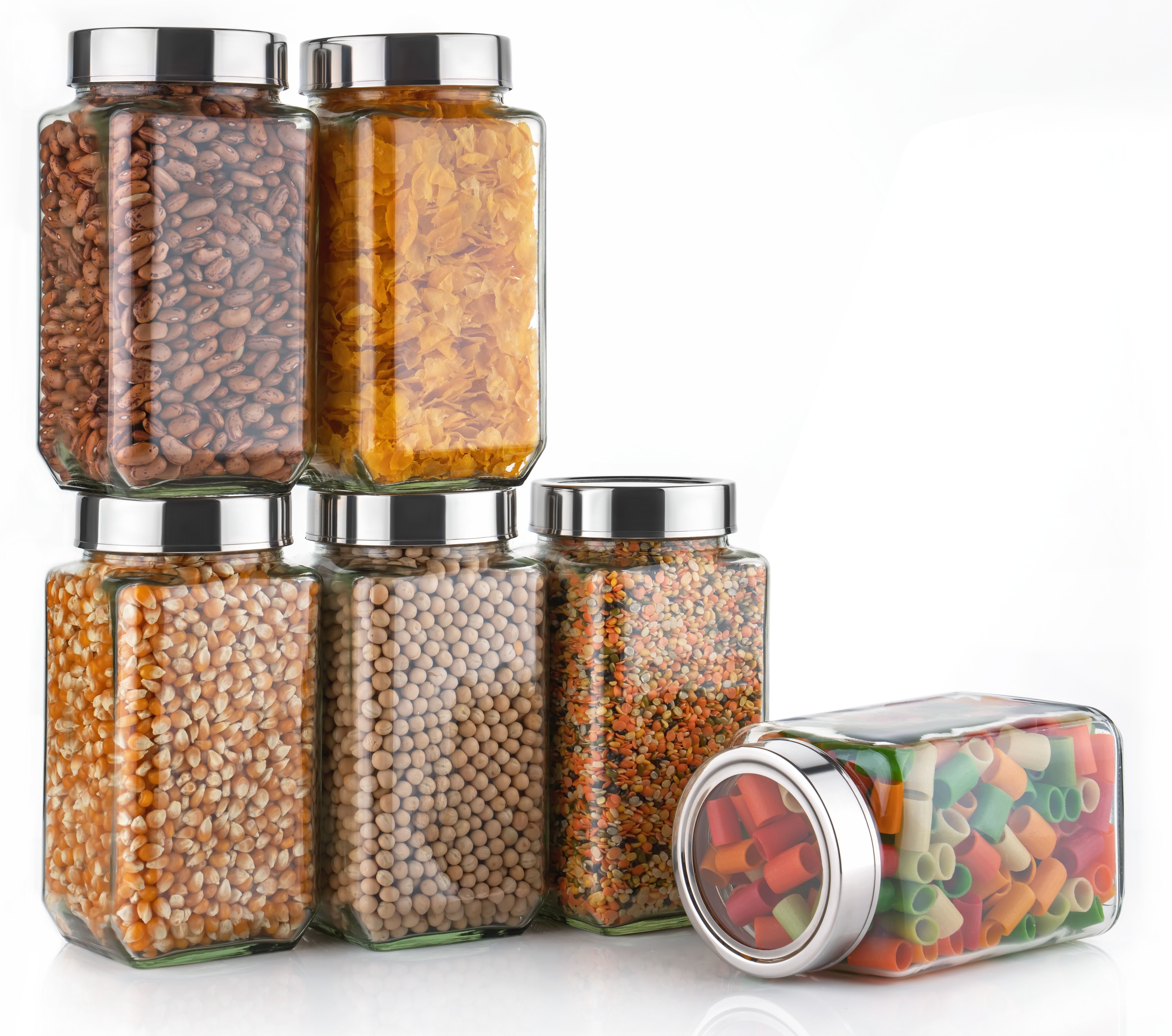 Glass Grocery Container - 1000 ml