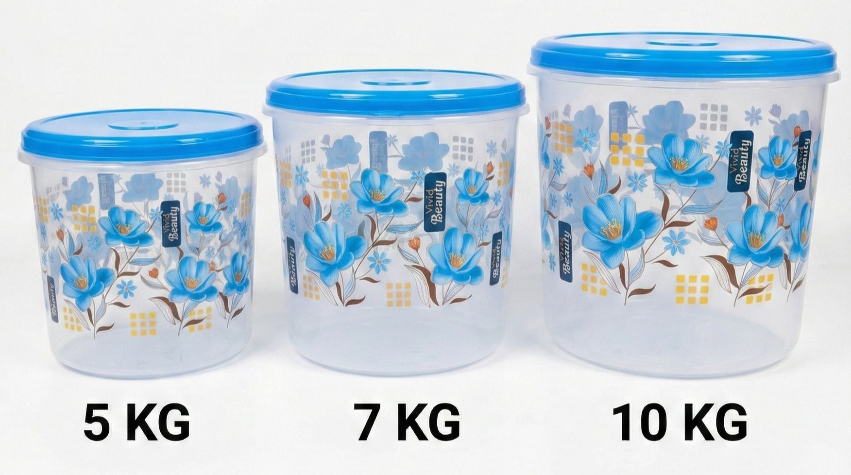dm plus Plastic Grocery Container - 5 kg, 7 kg, 10 kg-picture-1