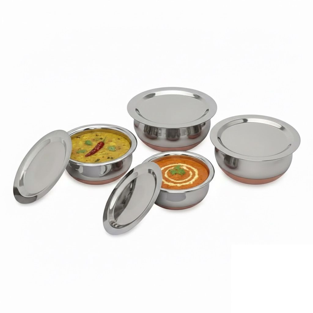 Pack of 8 Stainless Steel Dinner Set