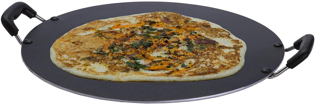Premium Non-Stick tawa | 2.6 mm Thickness | 4-Layer Coating & Gas Compatible Tawa 30 cm diameter-image-34