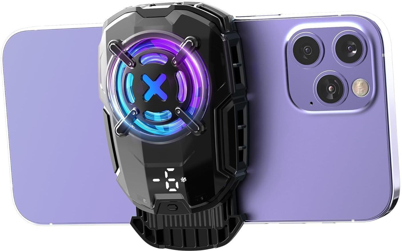 Cubonic DL16 Mobile Cooler 27W Cellphone Radiator with LED Temperature Display 1 Fan Cooling Pad-image-49
