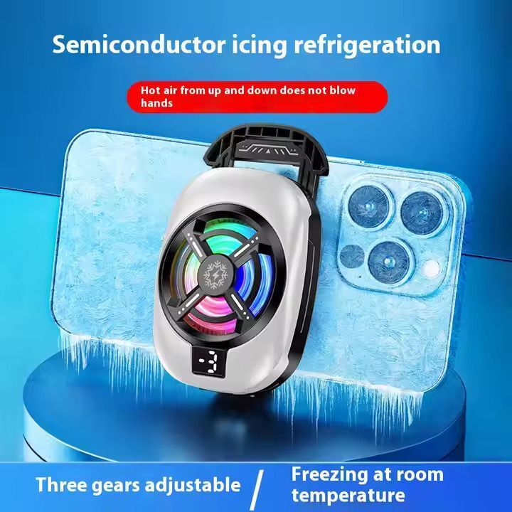 PAPLAJ ENTERPRISES Gaming Phone Fan RGB Lights & Rapid Heat Control 1 Fan Cooling Pad-image-32