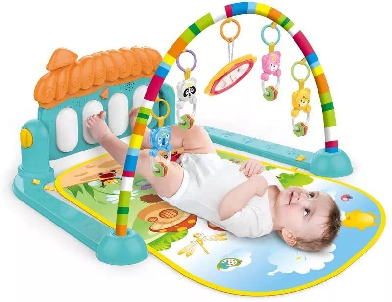 5 in 1 Baby Play Gym & Mat for Babies Infant Newborn Baby Boy and Girl