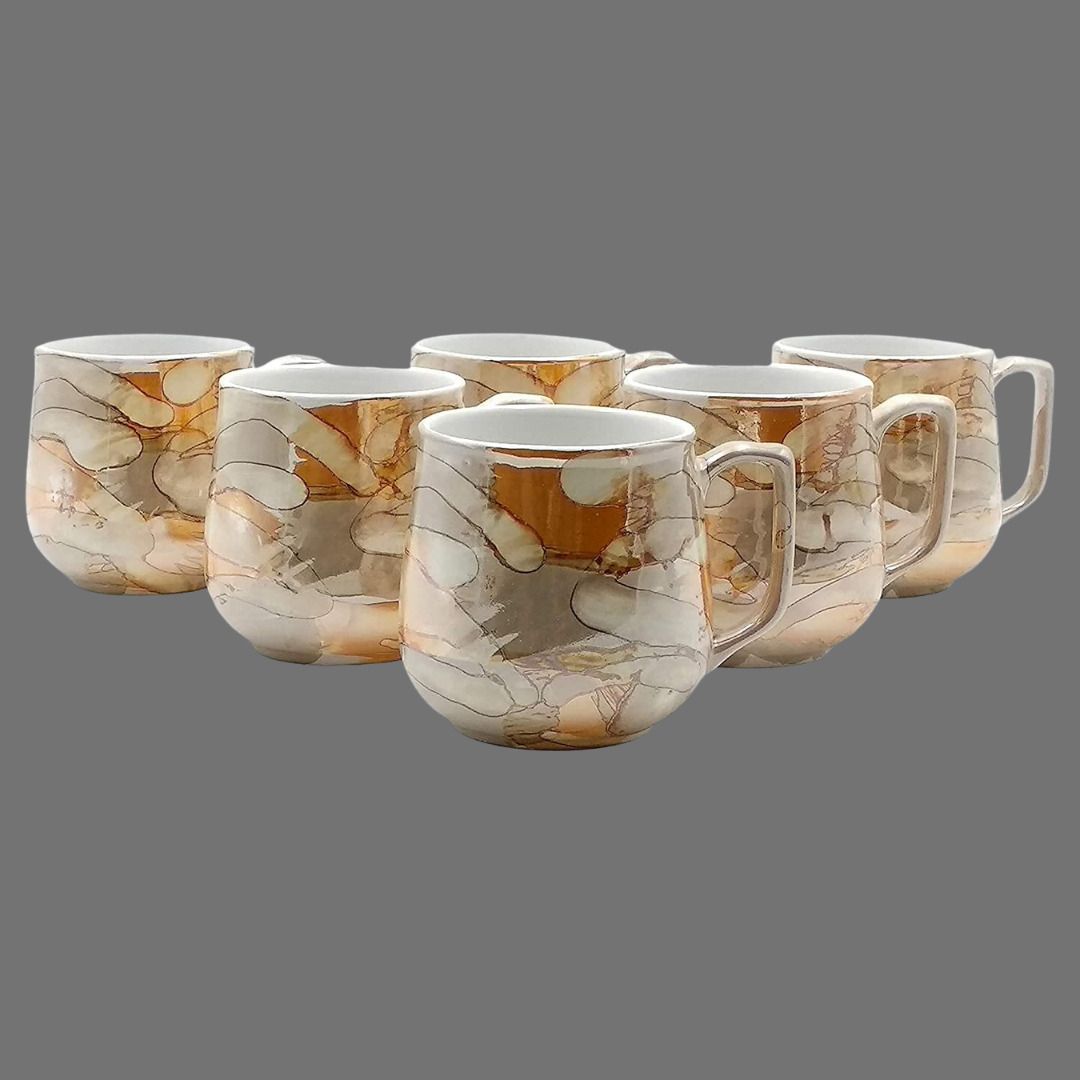 Pack of 6 Ceramic LOVE| Coffee Mugs for Home Office LOVE UNLIMIDED