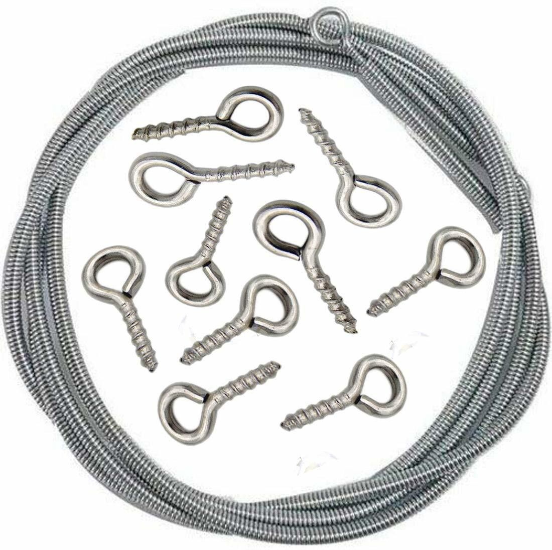 Silver Cord Pull, Curtain Hooks-image-49