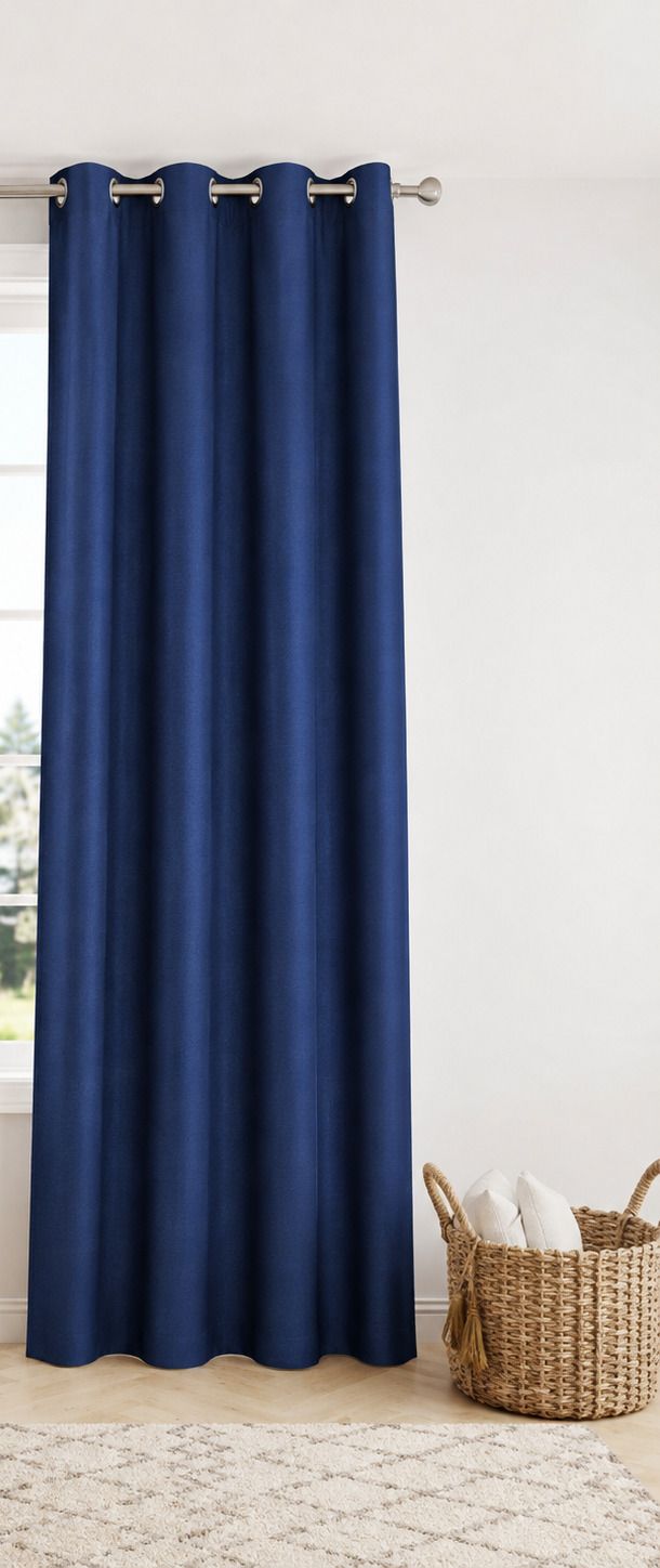213 cm (7 ft) Door Polyester Semi Transparent Curtain Single Curtain-image-5