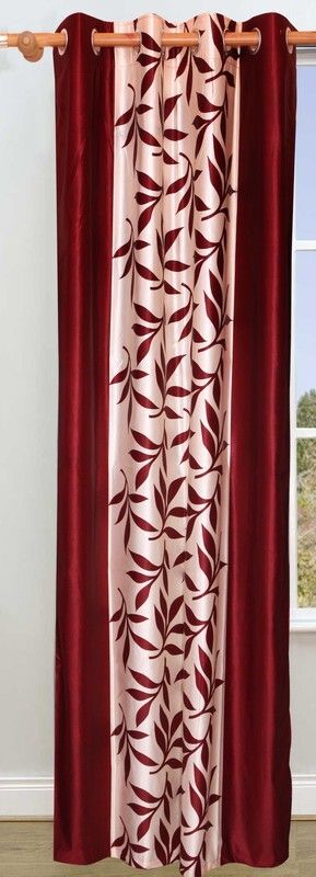 274 cm (9 ft) Long Door Polyester Curtain Single Curtain-image-4