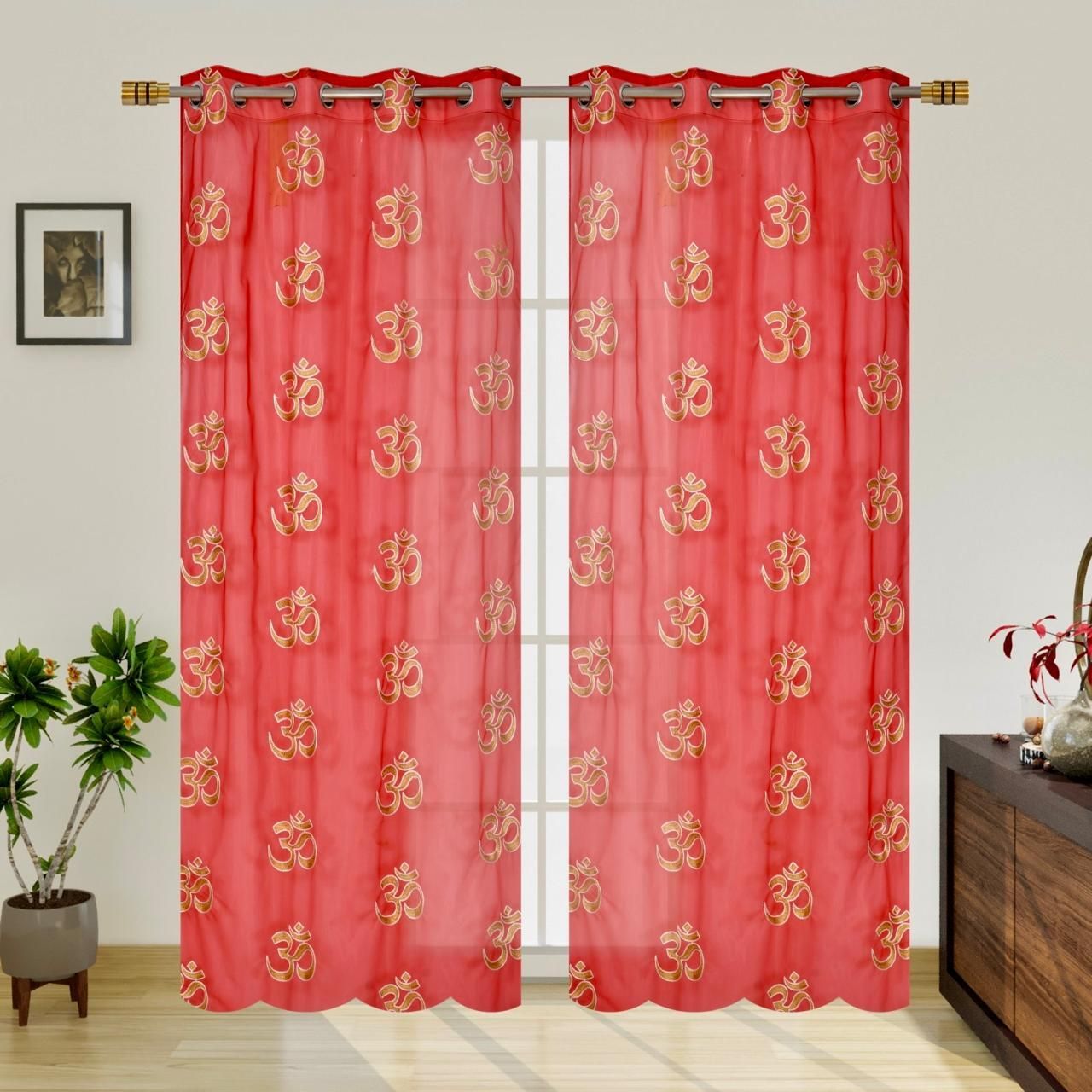 152 cm (5 ft) Window Net Transparent Curtain (Pack Of 2)-image-11