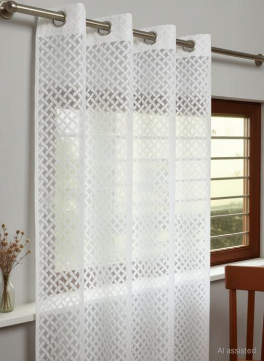 274 cm (9 ft) Long Door Net Transparent Curtain (Pack Of 2)-image-22