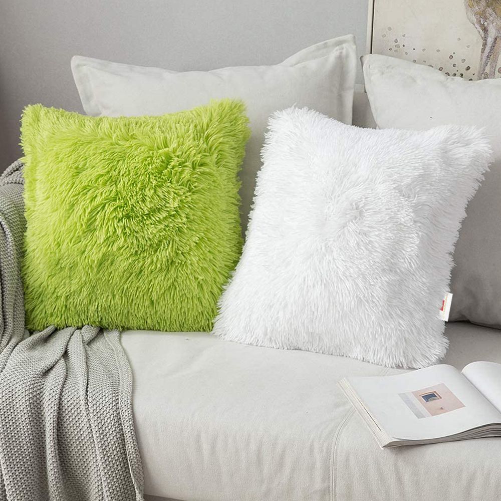 square pillow Microfibre Solid Cushion Pack of 2-image-34